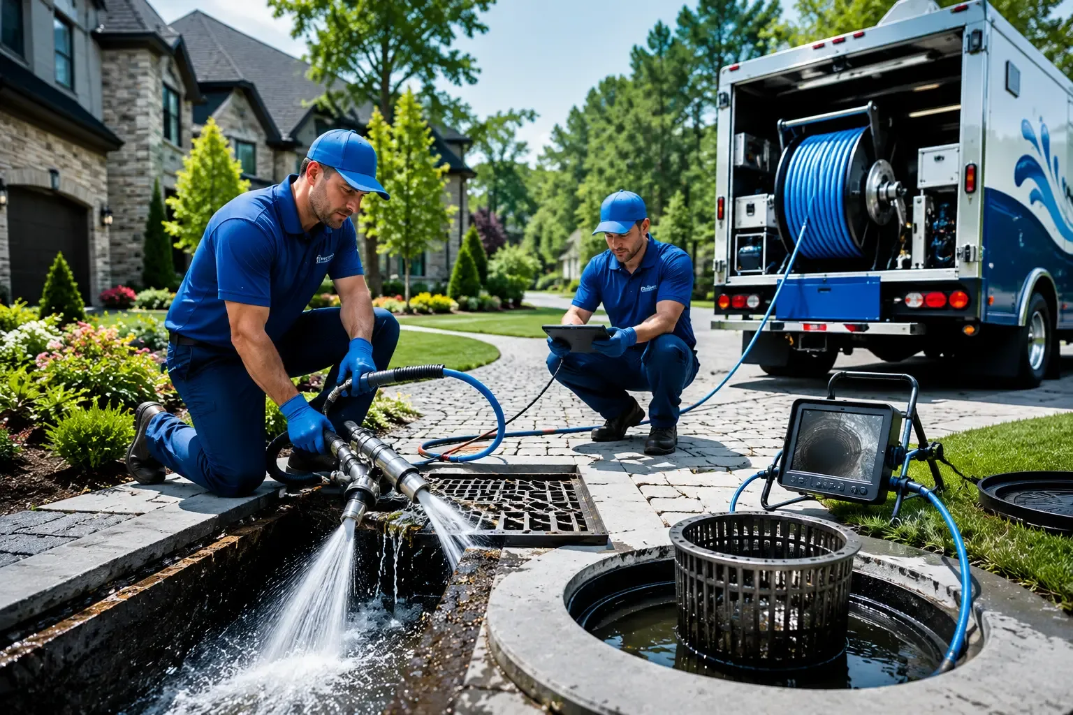 Local outdoor drain cleaning professionals in Camden, MI