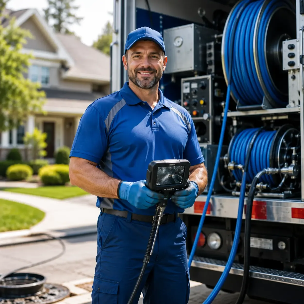 Local outdoor drain cleaning specialists in Camden, MI